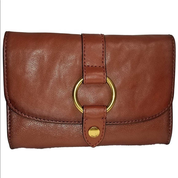 Nwt Frye Ring Cognac crossbody - Picture 4 of 8
